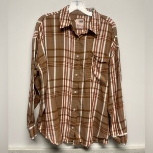 SO Button Down Shirt L